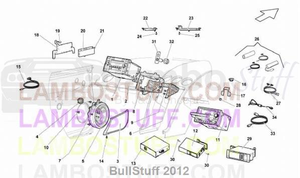 2013 Lamborghini GALLARDO LP 560-4 COUPE FL II JAPAN HI-FI SYSTEM (857.07.00)